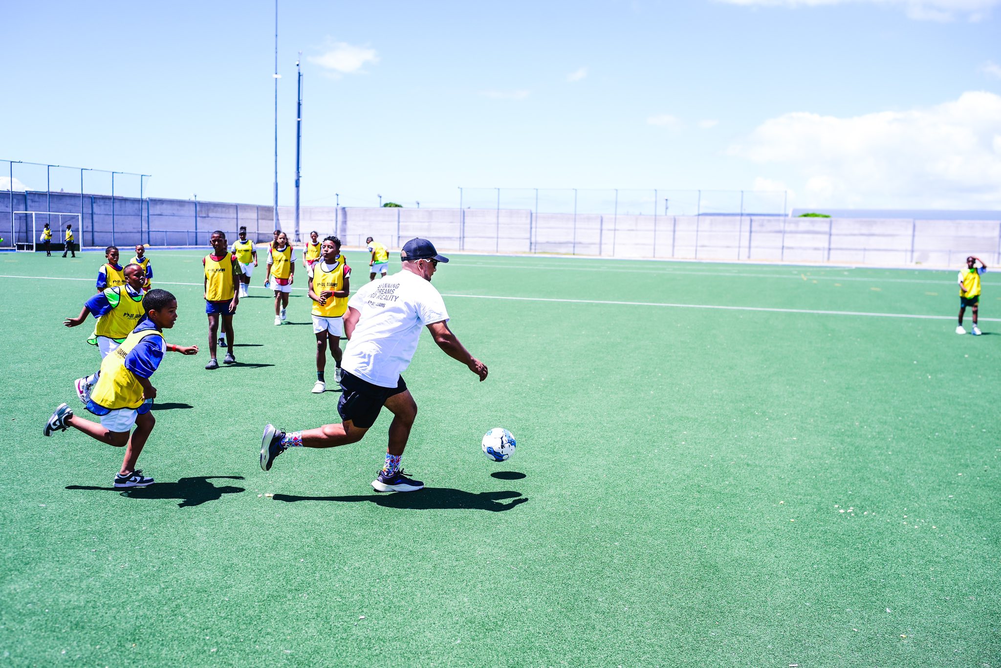 Active warm-up session